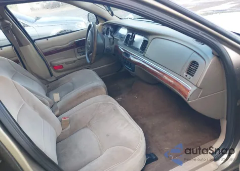 2002 Mercury Grand Marquis Gs из США, поврежденный, VIN 2MEFM74W92X636487